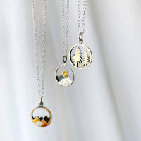 Sterling Silver Hiking Necklace