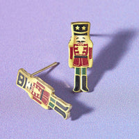 Suited And Booted Christmas Earring Pair