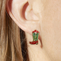Suited And Booted Christmas Earring Pair