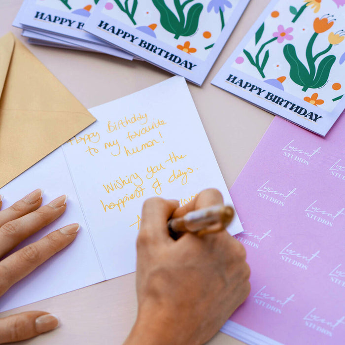 Thanks So Much Rainbow Greeting Card