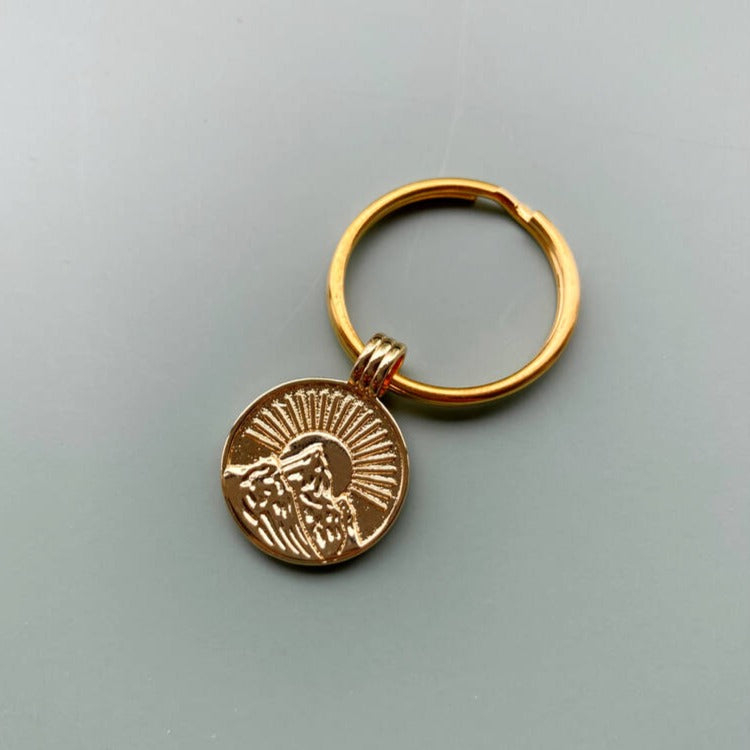 The Best View Mountain Keyring Gift