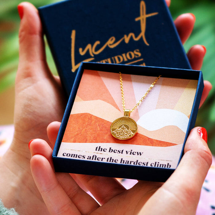 The Best View Mountain Pendant