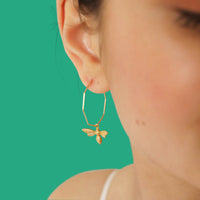 'You Are the Bees Knees' Bee Earrings