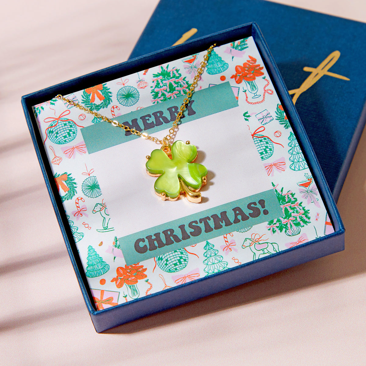 Lucky Charm Clover Necklace