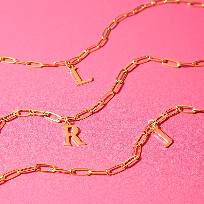 Mi Amor Personalised Initial Valentines Necklace