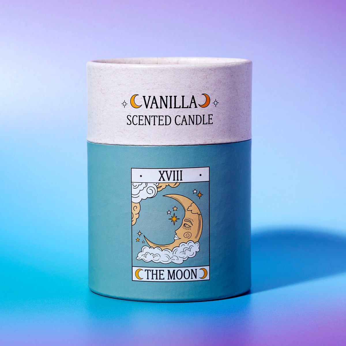 The Moon Vanilla Scented Tarot Card Candle