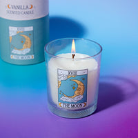 The Moon Vanilla Scented Tarot Card Candle