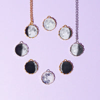 Personalised Custom Moon Phase Necklace