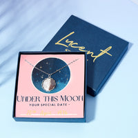 Personalised Custom Moon Phase Necklace