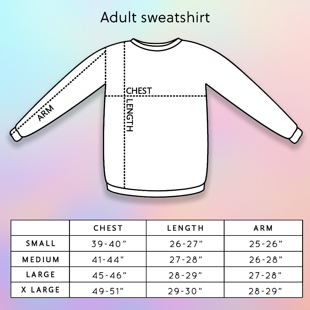 Personalised Rainbow Birth Year Sweatshirt Jumper