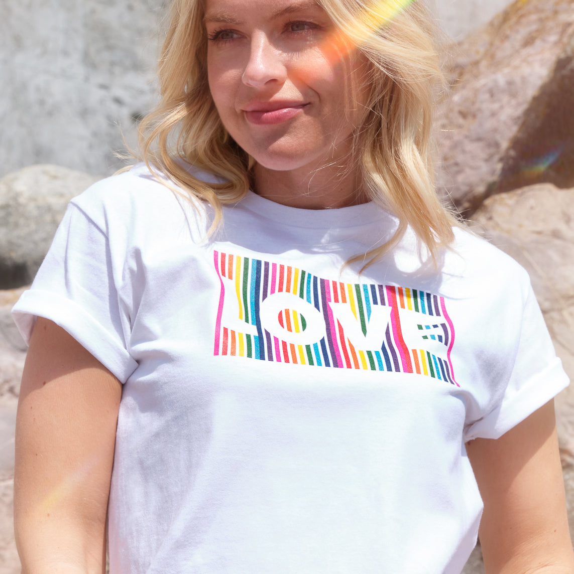 Rainbow Love T Shirt