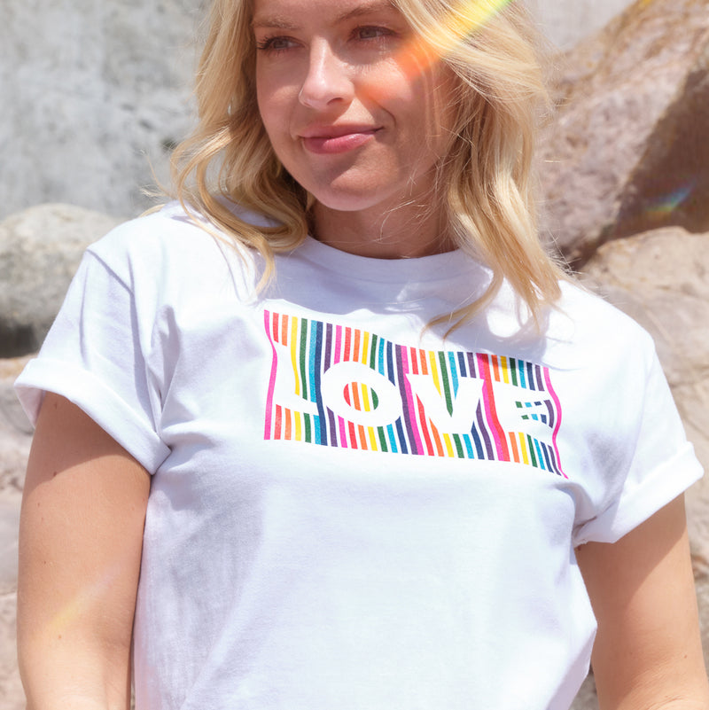Rainbow Love T Shirt
