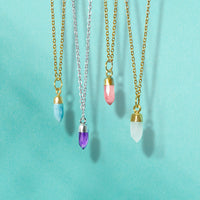 Mini Point Gemstone Necklace