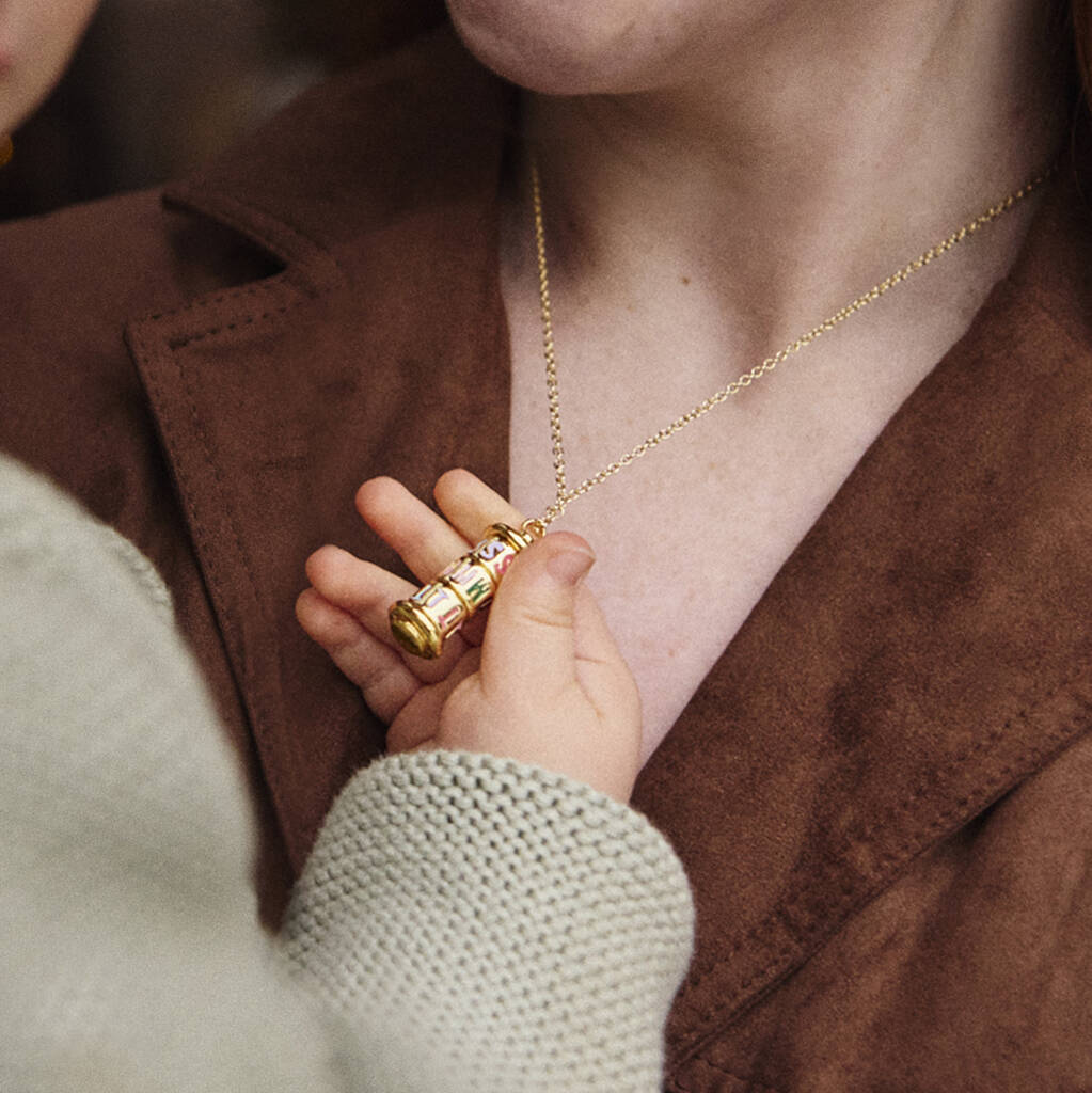 Personalised 360 Degree Gold Plated Initial Necklace