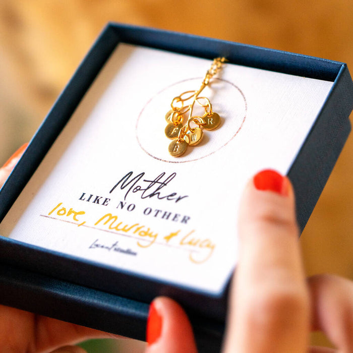 A Mother Like No Other Family Tree Necklace