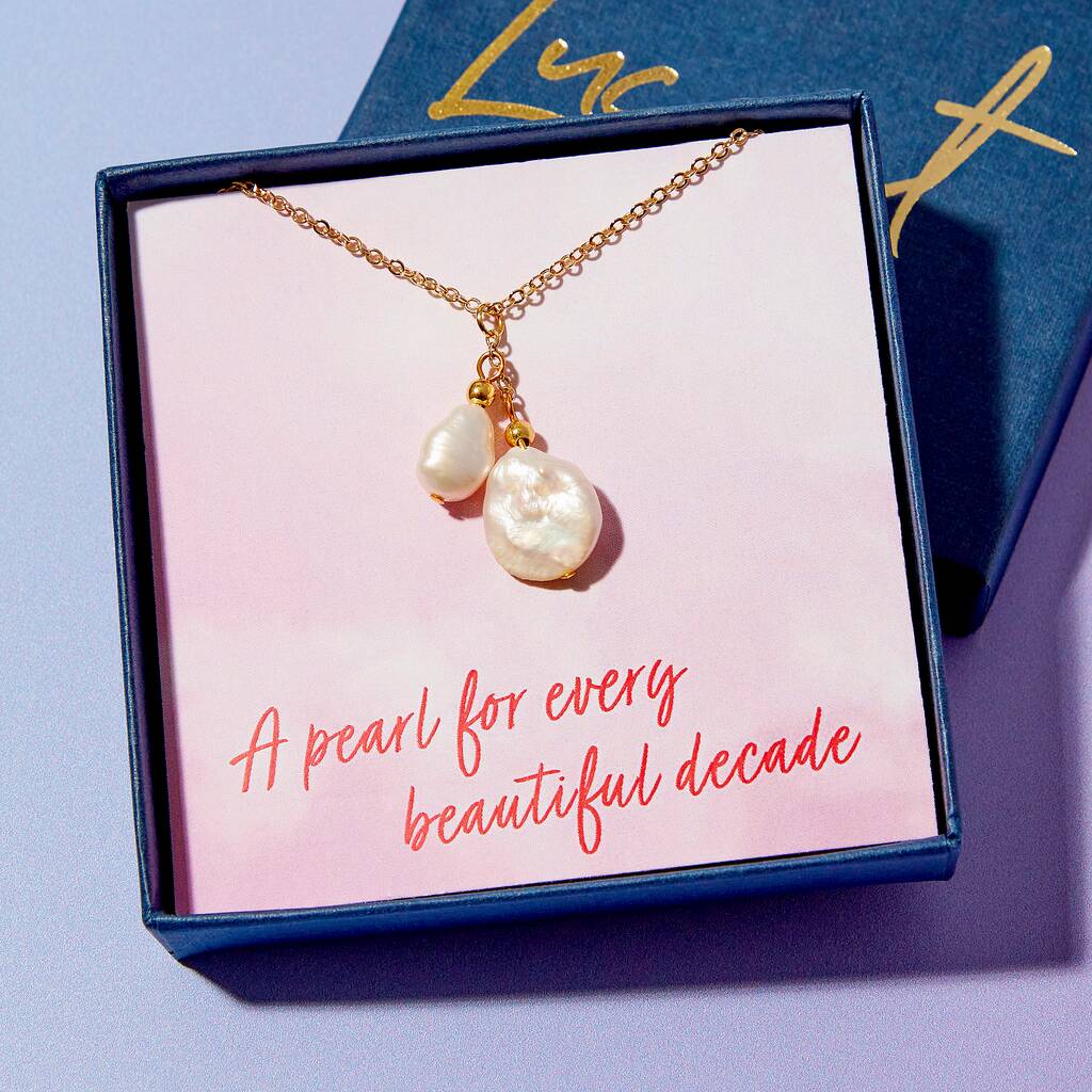 A Pearl For Every Decade Birthday Necklace
