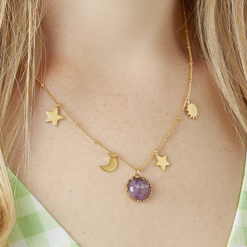 Ad Astra Personalised Planet Charm Necklace