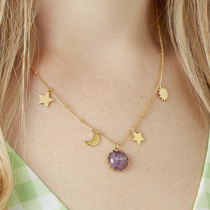 Ad Astra Personalised Planet Charm Necklace