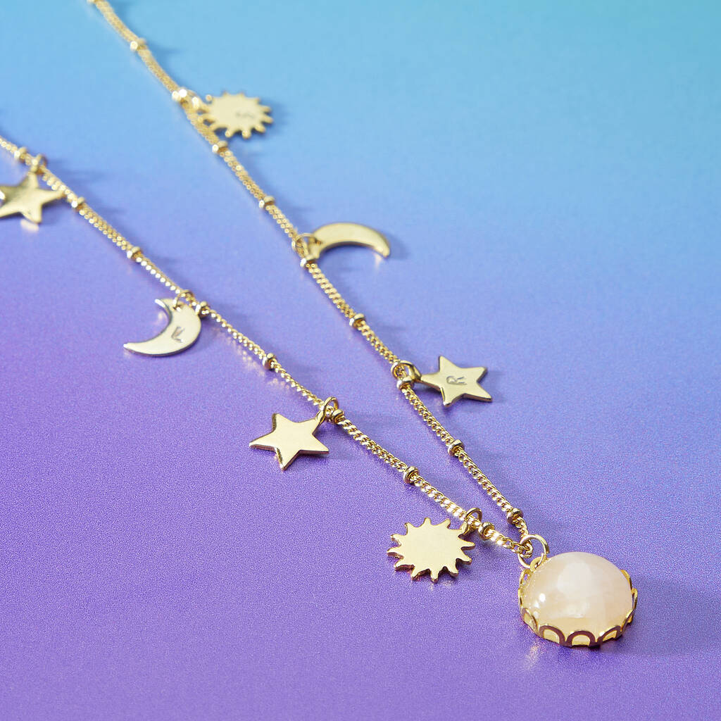 Ad Astra Personalised Planet Charm Necklace