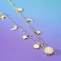 Ad Astra Personalised Planet Charm Necklace