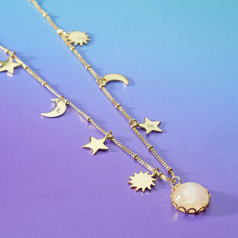 Ad Astra Personalised Planet Charm Necklace