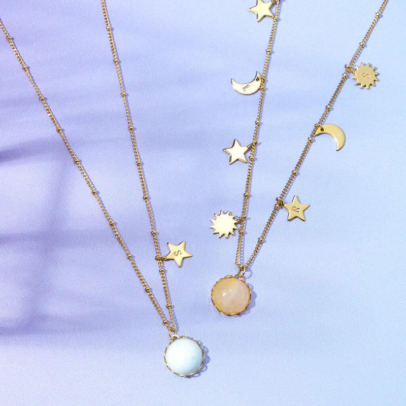 Ad Astra Personalised Planet Charm Necklace