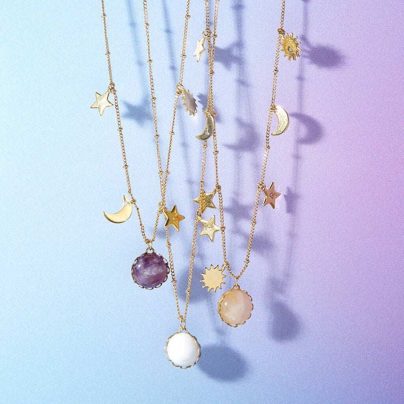 Ad Astra Personalised Planet Charm Necklace