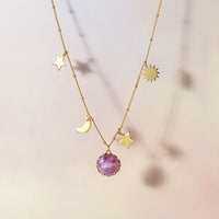Ad Astra Personalised Planet Charm Necklace
