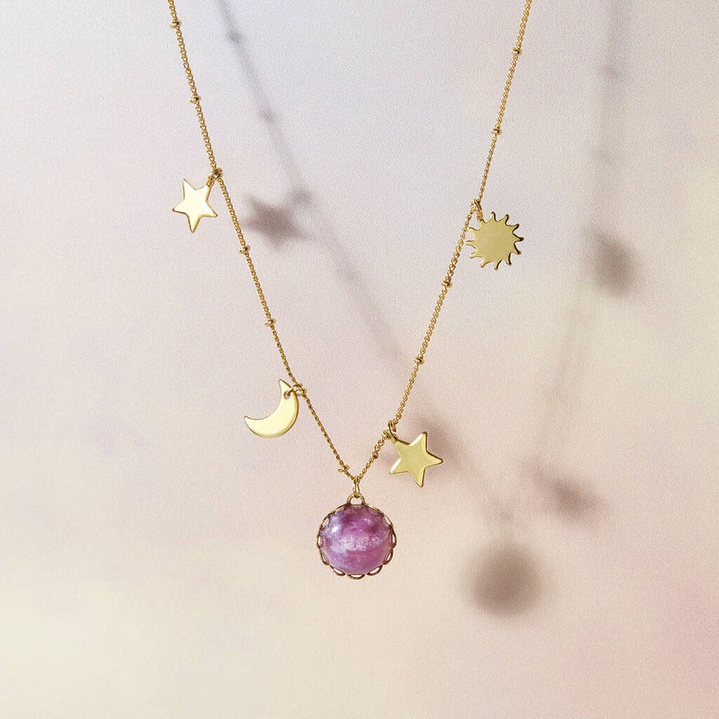Ad Astra Personalised Planet Charm Necklace