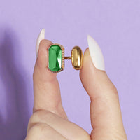 Adjustable Chunky Stone Ring