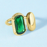 Adjustable Chunky Stone Ring