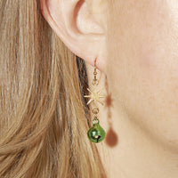 Bells and Bows Christmas Earring Pair