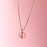Bloomin' Best Mum Gold Plated Mama Necklace