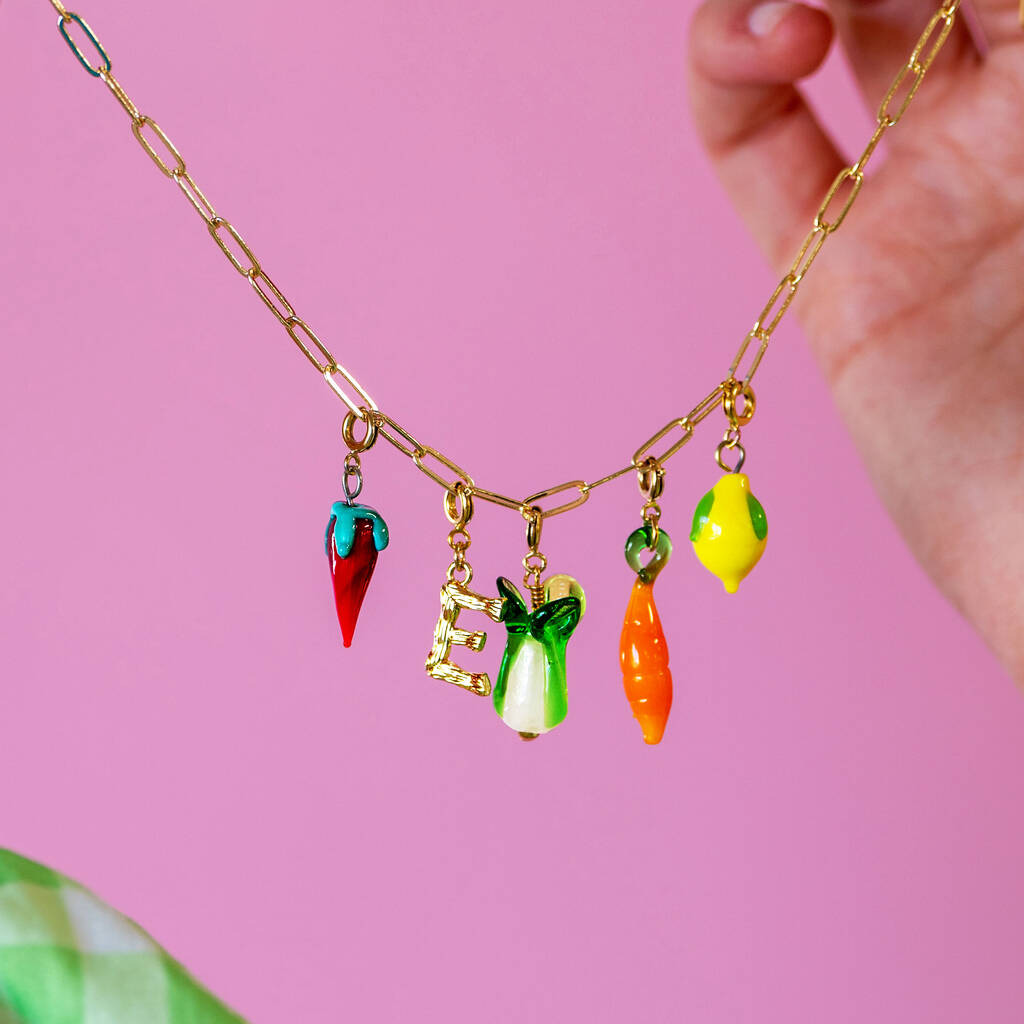 Build Your Own Veggie Patch Charm Necklace