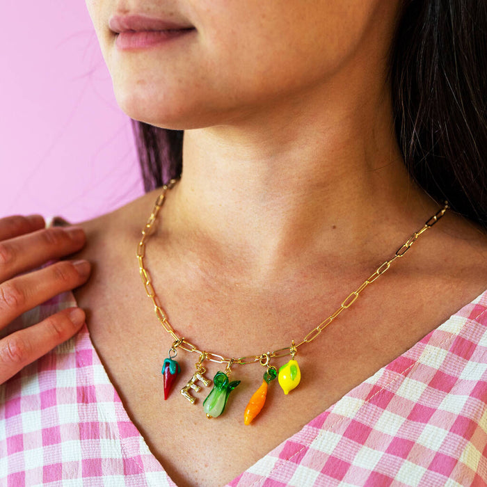 Build Your Own Veggie Patch Charm Necklace