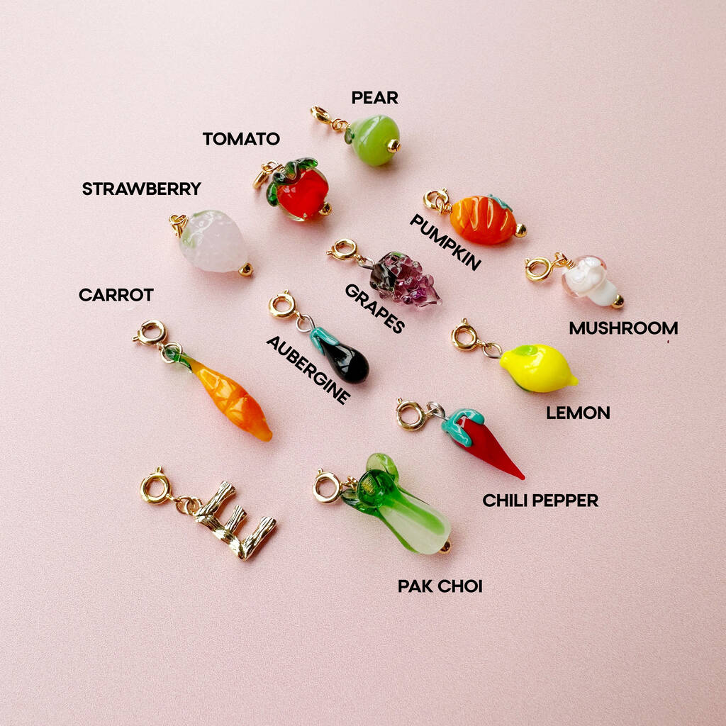 Build Your Own Veggie Patch Charm Necklace