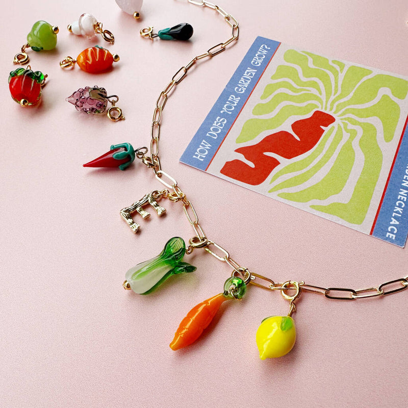 Build Your Own Veggie Patch Charm Necklace