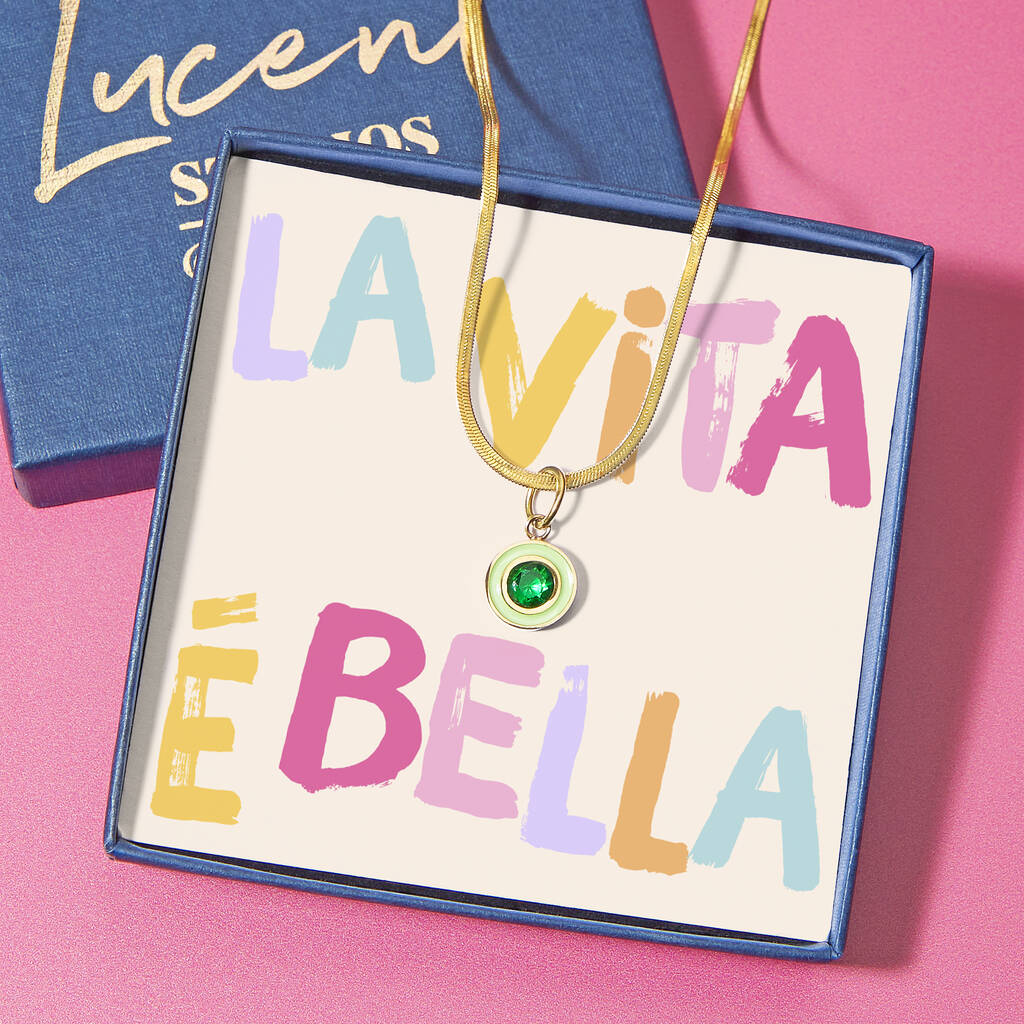 Candy Gem Necklace