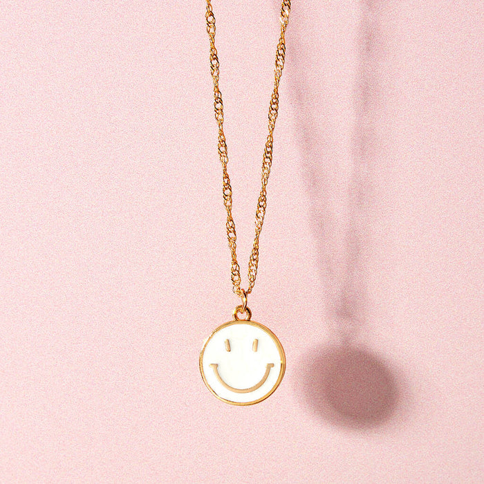 Christmas Smiles Gold Plated Necklace
