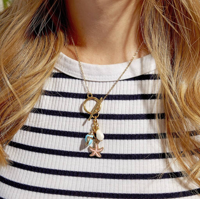 Coastal Cutie Seaside Charm Necklace