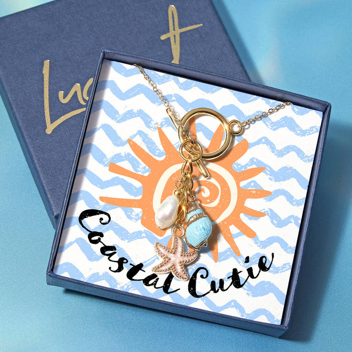 Coastal Cutie Seaside Charm Necklace