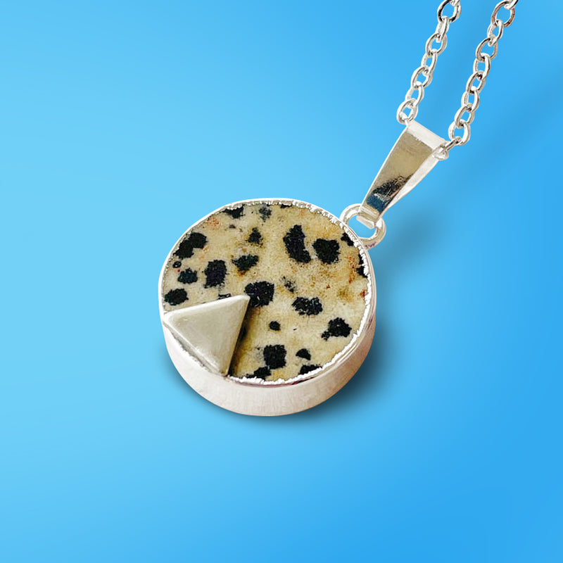 Dalmatian Jasper Personalised Gemstone Necklace