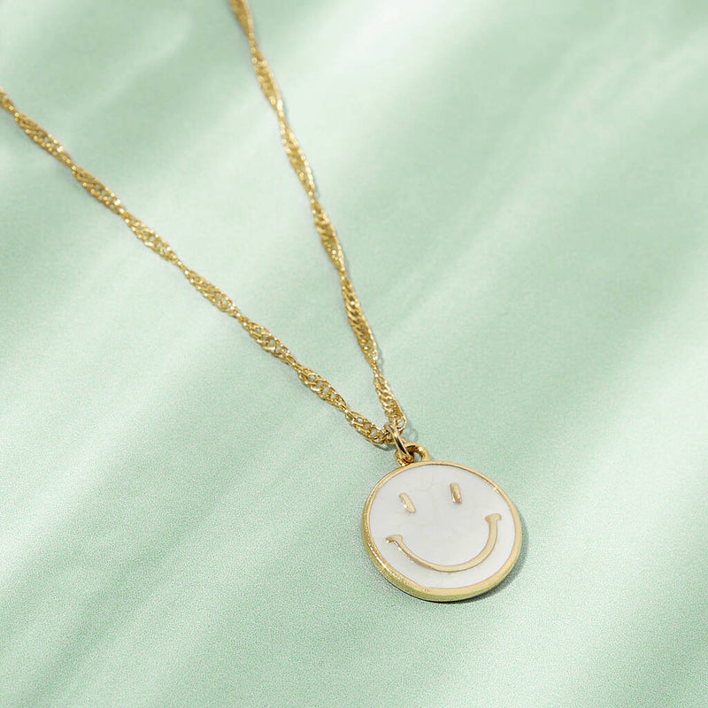 Forever My Friend Smiley Face Mother's Day Necklace