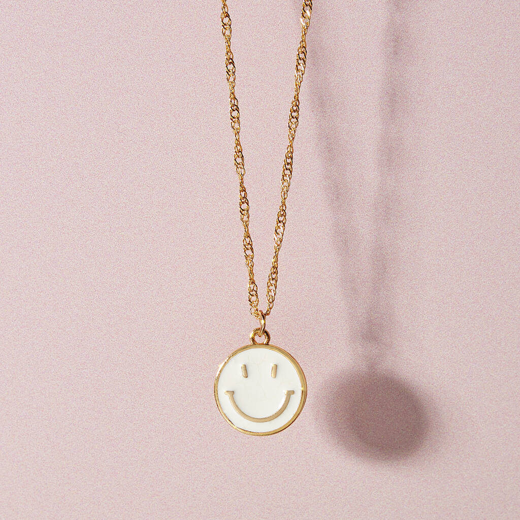 Forever My Friend Smiley Face Mother's Day Necklace