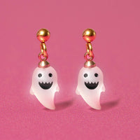 Gold Plated Ghost Earrings