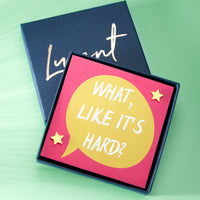 Like It's Hard Exams / Graduation Star Earrings