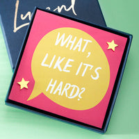 Like It's Hard Exams / Graduation Star Earrings
