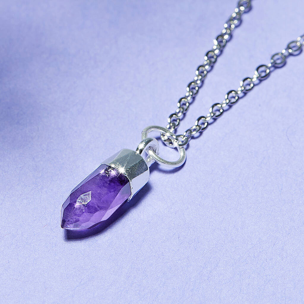 Mini Point Gemstone Necklace