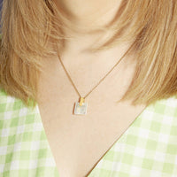 Girls Just Wanna Have Sun Mosaic Shell Necklace