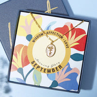 Mother Of Pearl Birth Flower Necklace